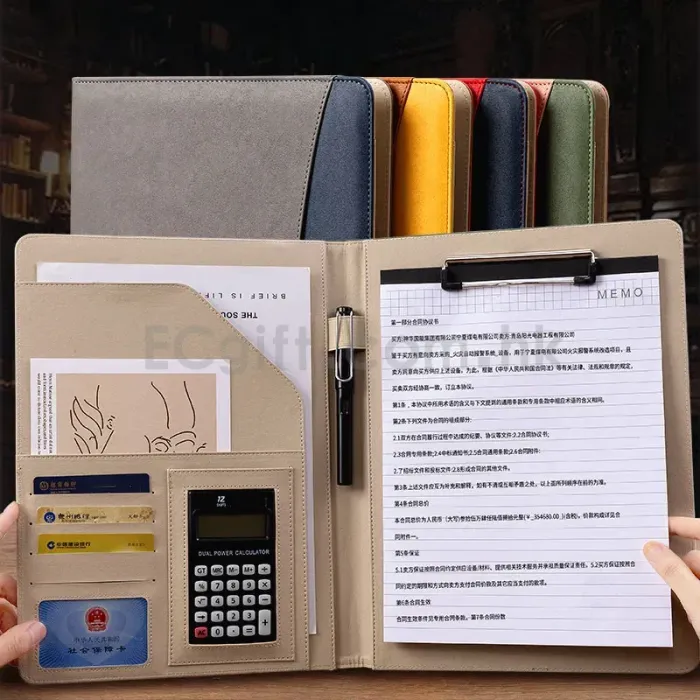 A4 PU商務多功能筆記簿
