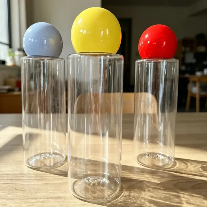 創意清新圓球蓋廣告杯